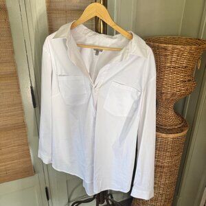 Talbots 2x "Button Up" Pullover Shirt with zipper